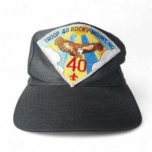 Vintage Eagle Boy Scout Troop 40 Rocky Mount, NC Snapback Hat OS
